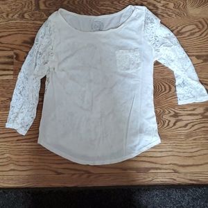 White Lace Shirt